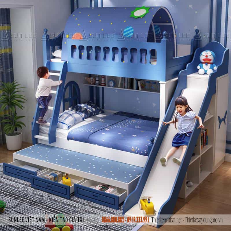 mẫu giường tầng trẻ em đẹp